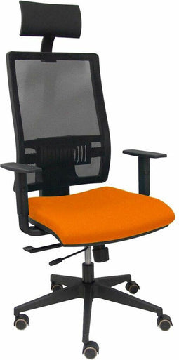 Bureaustoel met hoofdsteun P&C Horna Traslack bali Oranje
