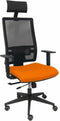 Bureaustoel met hoofdsteun P&C Horna Traslack bali Oranje