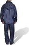 vidaXL - Regenpak - 2-delig - + - capuchon - (heren - / - marineblauw - / - maat - XXL)