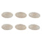 Onderzetters Home ESPRIT Wit Natuurlijk Bamboe Rotan 12 x 12 x 6 cm