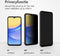 Accezz Gehard Glas Privacy Screenprotector - Samsung Galaxy A15 (4G) en A15 (5G) - 9H gehard glas - Privacy filter