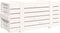 vidaXL - Opbergbox - 91x40,5x42 - cm - massief - grenenhout - wit