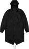 Rains Fishtail Parka - Uniseks Regenjas - Waterdicht - Zwart (L)
