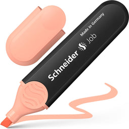Schneider tekstmarker - Job pastel - perzik - markeerstift - S-1526