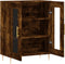 vidaXL - Dressoir - 69,5x34x90 - cm - bewerkt - hout - gerookt - eikenkleurig