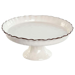 Eetbord Home ESPRIT Wit Bruin Porselein 26 x 26 x 11 cm