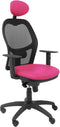 Bureaustoel met hoofdsteun Jorquera malla Piqueras y Crespo SNSPRSC Roze