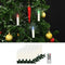 vidaXL LED-kaarsen kerst draadloos met afstandsbediening 30 st RGB