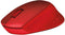 Logitech M330 Silent Plus - Draadloze Muis - 90% stiller - Rood