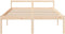 vidaXL - Seniorenbed - massief - grenenhout - 150x200 - cm