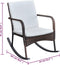vidaXL - Tuinschommelstoel - poly - rattan - bruin