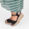 POSH by Poelman NANA - Dames Sandalen - Imitatieleer - Zwart - Maat 40