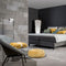 WallArt - 16 - st - Tegel - Connaught - leer - schaduwgrijs