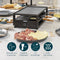 Princess Gourmetstel 162655 - Raclette & Grill - 8 personen - 1300W - Zwart met bamboe