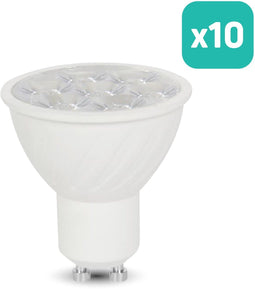 V-TAC VT-249 - GU10 LED Ripple Spotlight - 6W 3000K warm licht - 10° stralingshoek
