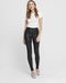 ONLY ONLROYAL HW SK ROCK COATED PIM NOOS - Gecoate skinny fit broek - High waist - Maat XL X L34
