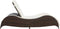 vidaXL - Ligbed - met - kussen - poly - rattan - bruin