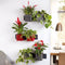 LECHUZA CUBE GLOSSY Green Wall Home Kit 14 - Plantenbakken - met uitneembare binnenbak - met bewateringssysteem - ALL-IN-ONE set - wit hoogglans