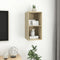 vidaXL - Tv-wandmeubel - 37x37x72 - cm - bewerkt - hout - sonoma - eikenkleurig