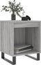 vidaXL - Nachtkastje - 40x35x50 - cm - bewerkt - hout - grijs - sonoma - eikenkleurig