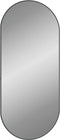 vidaXL - Wandspiegel - 100x45 - cm - ovaal - zwart