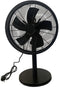 Excellent Electrics Tafelventilator - 3 Snelheden - 40 W - 35 x 27 x 57 cm - Zwart