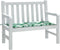 vidaXL - Tuinbankkussen - 100x50x3 - cm - oxford - stof - bladpatroon