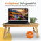 Goliving Laptoptafel - Ergonomisch - Verstelbaar tot 39 cm Hoog - Bruin