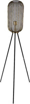 HSM Collection Vloerlamp Ø40x150cm Goud/Zwart Metaal