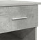 vidaXL - Bureau - met - Opbergruimte - in - Beton - Grijs - 90x49.5x75 - cm - van - Geengineerd - Hout