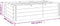 vidaXL - Plantenbak - verhoogd - 150x100x40 - cm - geïmpregneerd - hout