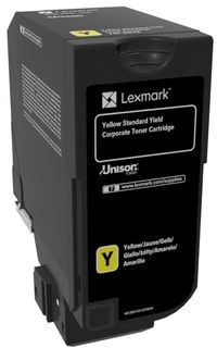 Lexmark 74C2SYE - Toner - Origineel - Geel