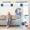 Serenelife Mobiele Airco, 9.000 BTU Wi-Fi Geactiveerde Binnen Airco, Draagbare Airconditioner Ruimtes tot 28 m2