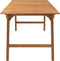 vidaXL Tuintafel 200x90x75 cm massief acaciahout