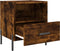 vidaXL - Nachtkastje - 40x35x47,5 - cm - bewerkt - hout - gerookt - eikenkleurig