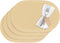 Westmark Saleen - Placemat set van 4 - Onderhoudsvriendelijk vinyl - Beige (4 stuks)