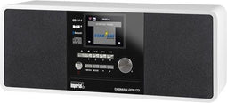 Imperial Dabman i200 CD - Hybride radio - DAB+ FM internetradio Bluetooth CD-speler - Wit