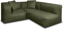 Feel Furniture - Binnen & Buiten bank - Odin - 3 persoonsbank - Groen