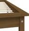 vidaXL - Bedframe - massief - grenenhout - honingbruin - 160x200 - cm