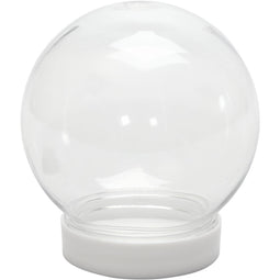 Creativ Company - Sneeuwbol creativ company 8.5x8cm | 10 stuks