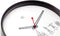 nXt - Stille Wandklok - 30 cm - Plastic - Zwart/Wit - 'Worldtour'