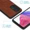 iMoshion Hoesje Geschikt voor Samsung Galaxy A53 Hoesje Met Pasjeshouder - iMoshion Uitneembare 2-in-1 Luxe Bookcase - Bruin