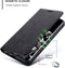 Hoesje Geschikt voor Samsung S20 Ultra met Anti Skim Bescherming - Pasjes Bookcase RFID Beschermd Cover - Black