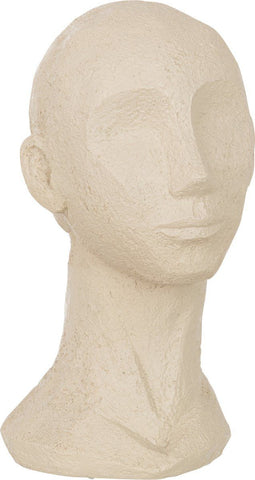 J-Line Hoofd Abstract Poly Beige Large