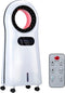 Lifetime Air Aircooler - Bladloze Ventilator Luchtbevochtiger Koeler 3-in-1 - Watertank 35L - Geluidsniveau 55dB - Afstandsbediening - Sfeerverlichting