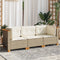 vidaXL - Tuinbank - 3-zits - met - kussens - poly - rattan - beige