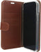 Valenta iPhone 12 Mini - Book Case - Handgemaakt - Bruin Cognac