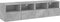 vidaXL - Tv-wandmeubels - 2 - st - 60x30x30 - cm - bewerkt - hout - betongrijs