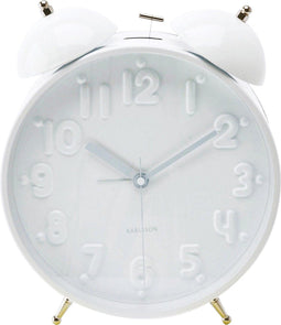 Karlsson Wekker Twin Bell Nude - Wit