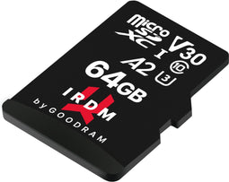 Goodram IRDM M2AA - Micro SD Geheugenkaart 64GB - UHS-I U3 A2 - Leessnelheid tot 170 MB/s